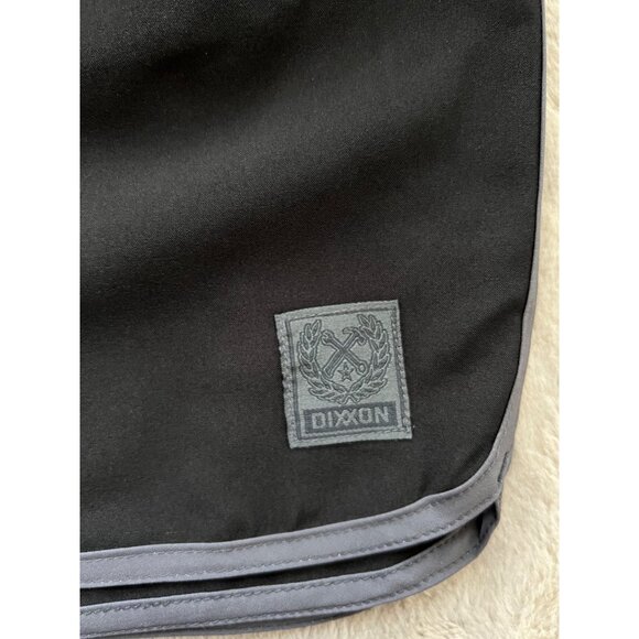 Dixxon Mens Black Athletic Shorts With Gray Trim & Drawstring Size S - Picture 6 of 7